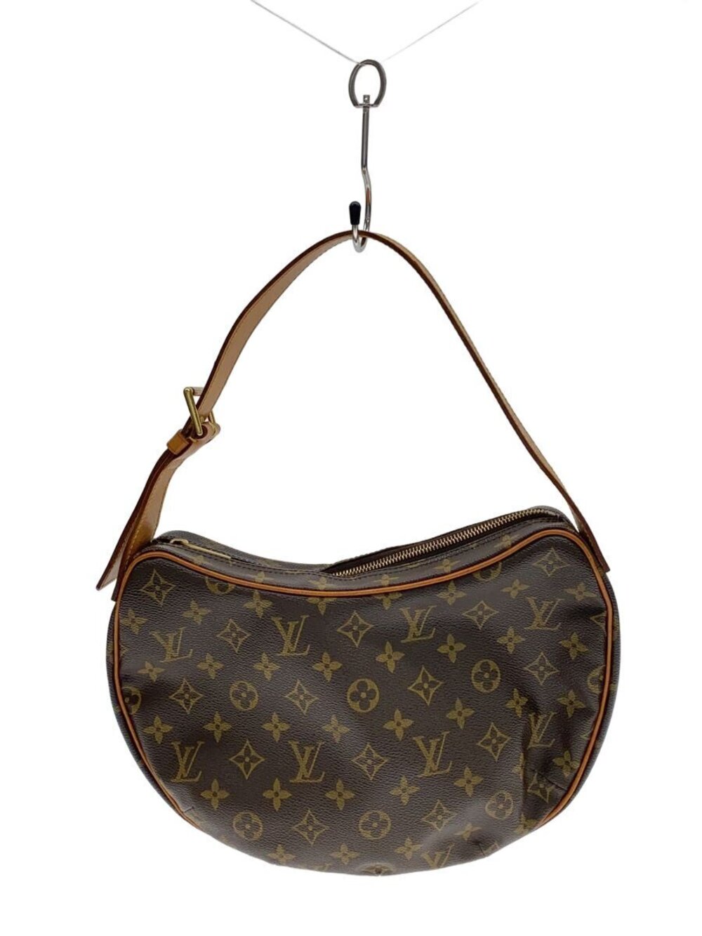 Louis Vuitton Pochette Croissant Monogram Canvas Brown All over